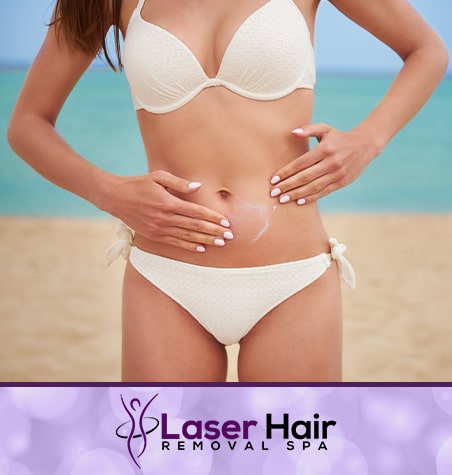 Laser hair removal bikini area